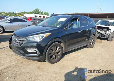 2018 Hyundai Santa Fe Sport z USA, uszkodzony, nr VIN 5XYZWDLA7JG512495